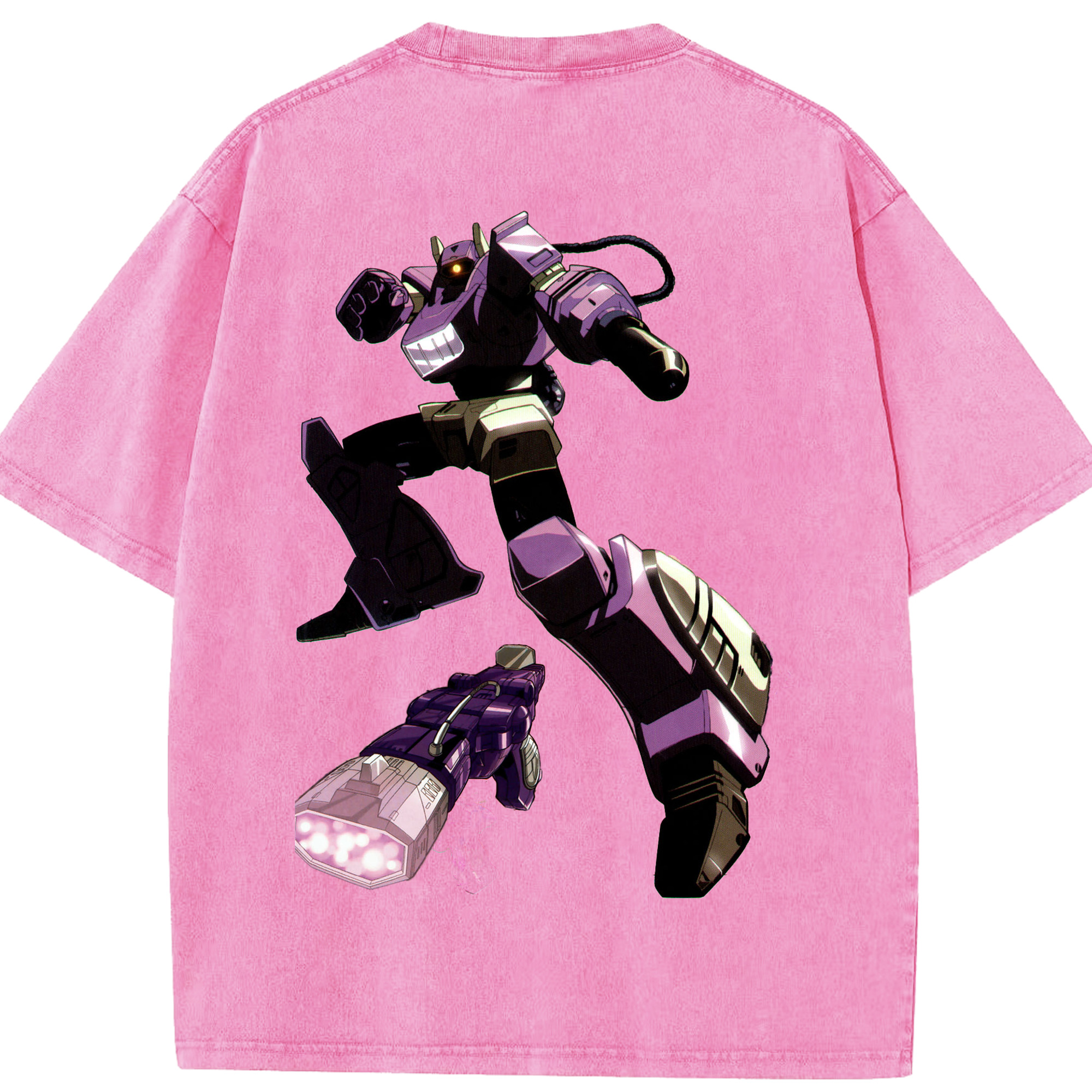 （画像用）  綿100% ヴィンテージ風 半袖Tシャツ（背面プリント）